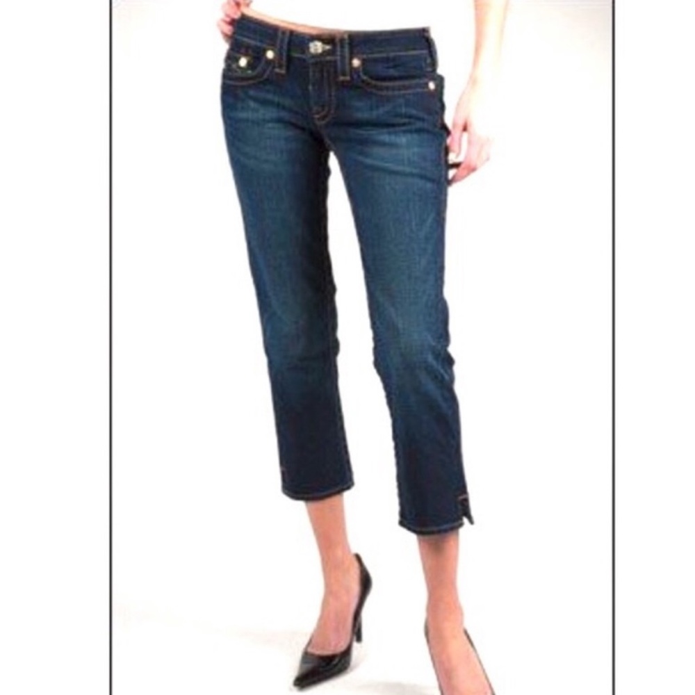 True Religion Kate cropped jeans 29